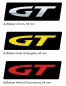 Preview: Sportgrill Opel GT, ABS schwarz