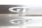 Preview: Türeinstiegsleisten mit GT Logo, gebürstet, wintersicher