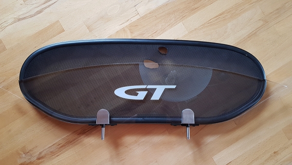 Plexiglaswindschott mit gefülltem GT Logo als Ersatz für OEM Windschott (Tennisschläger)